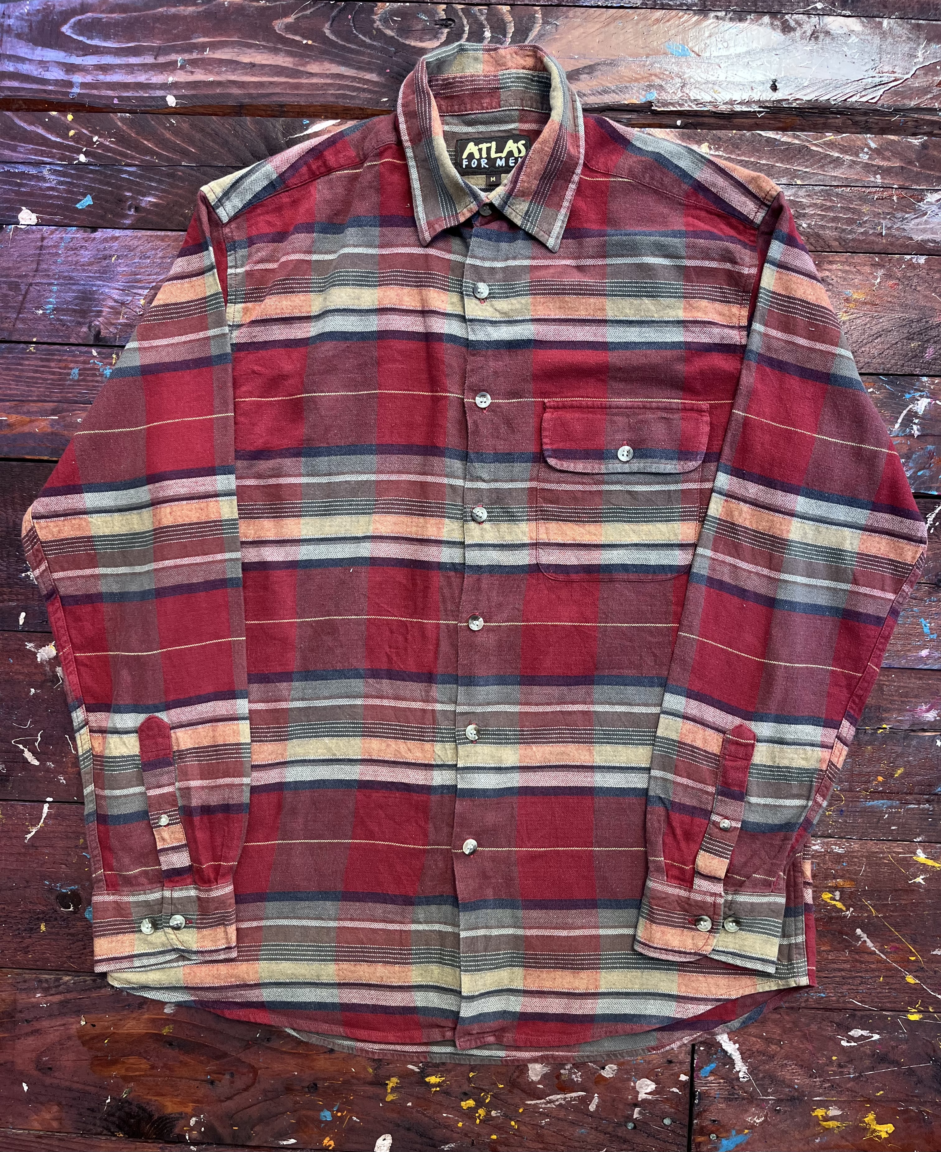 Atlas For Men Flannel Shirt {M}
