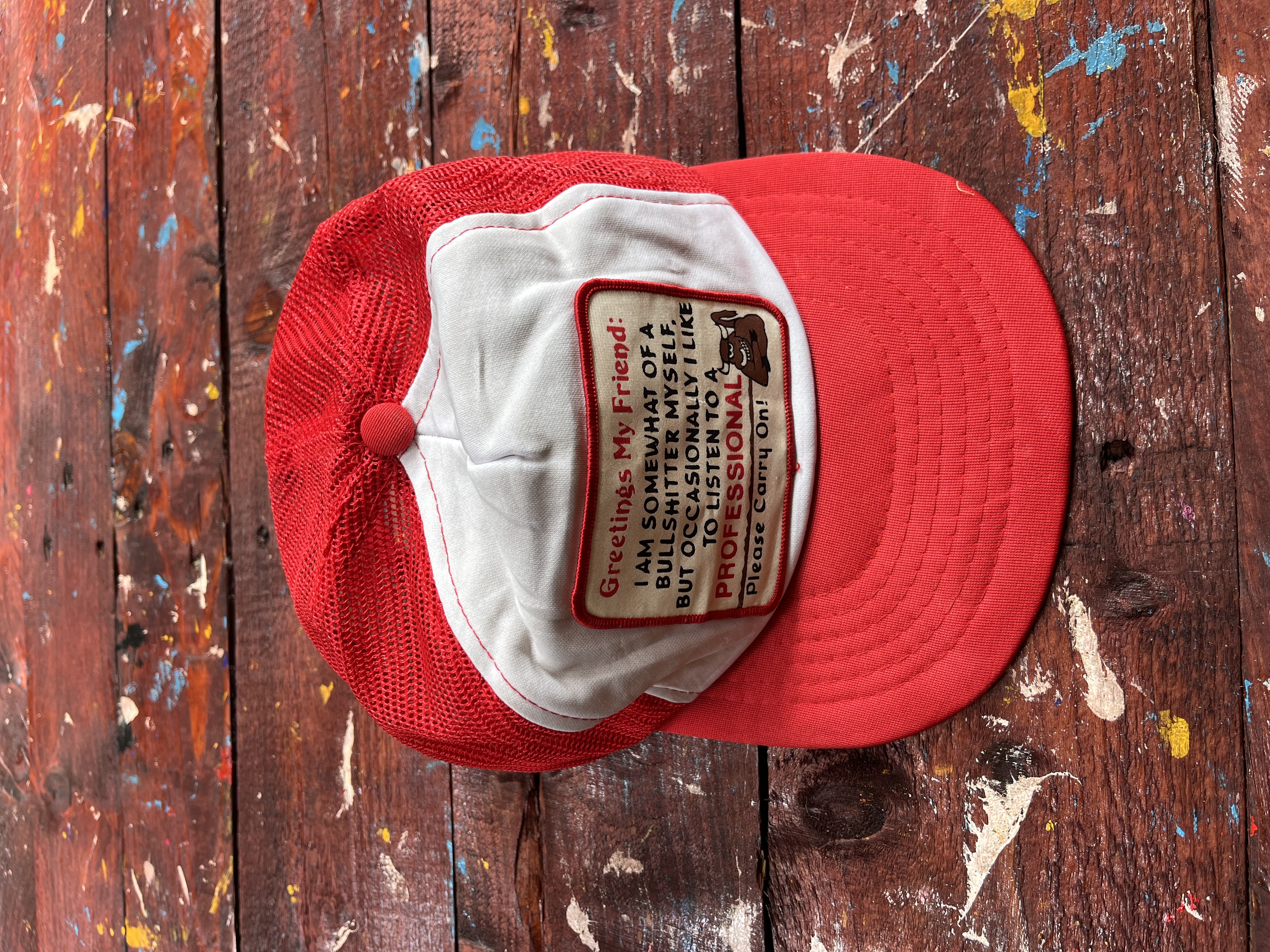 Vtg Trucker Hat