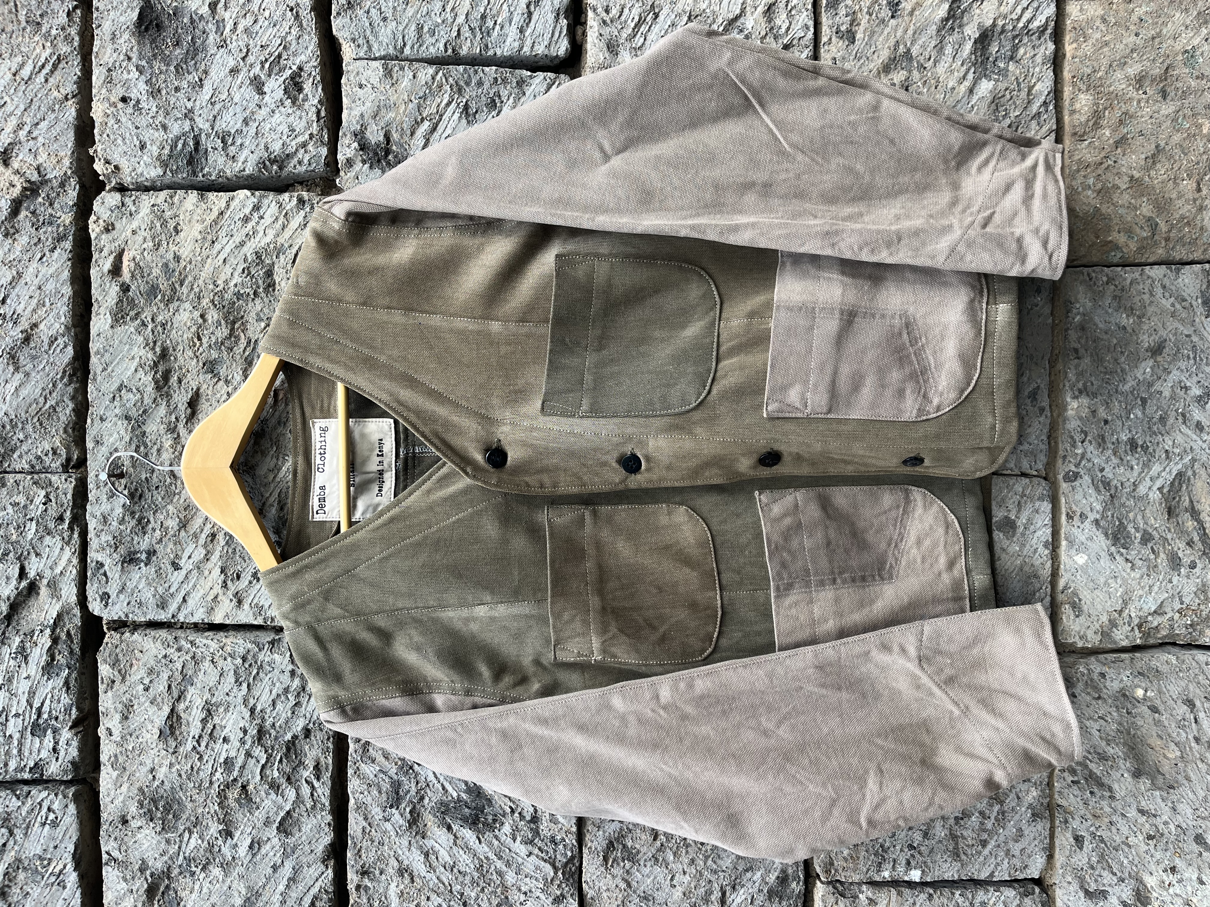 Collar Less Chore Jacket