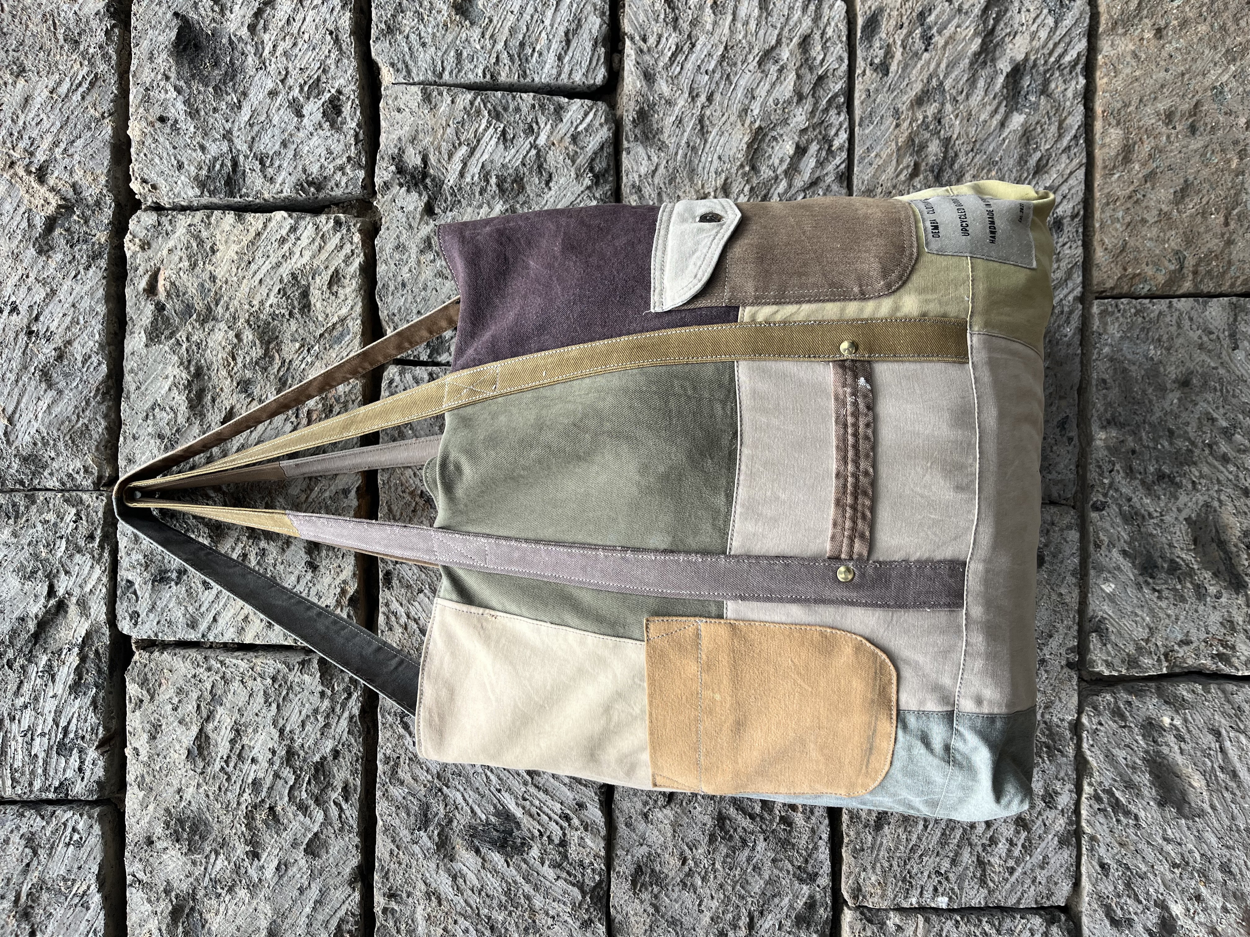 Patchwork Workwear Tote